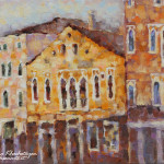 "PALAZZO SANTI" - Olio su tela. 30x24 cm, anno 2015